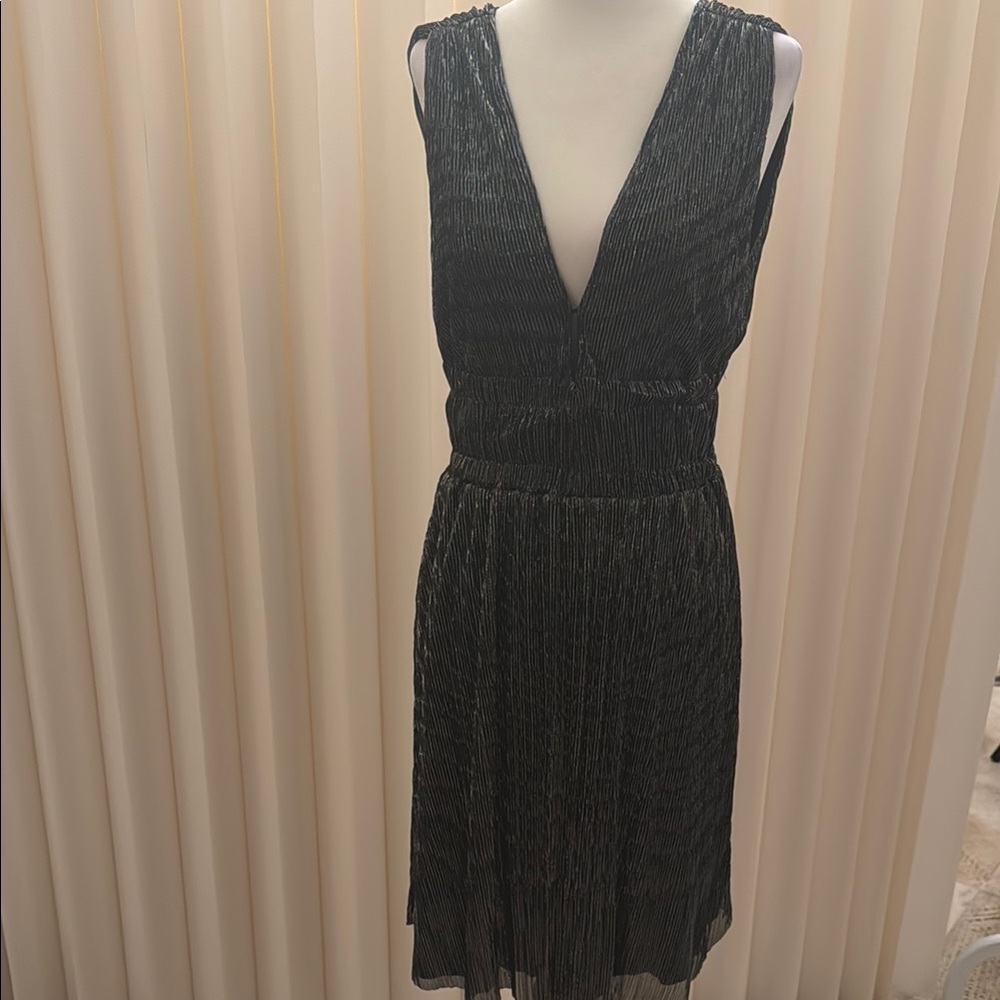 Maje Black Backless Dress